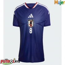 Camiseta Japón Takumi Minamino #8 Primera Equipación para mujer Mundial 2026 manga corta